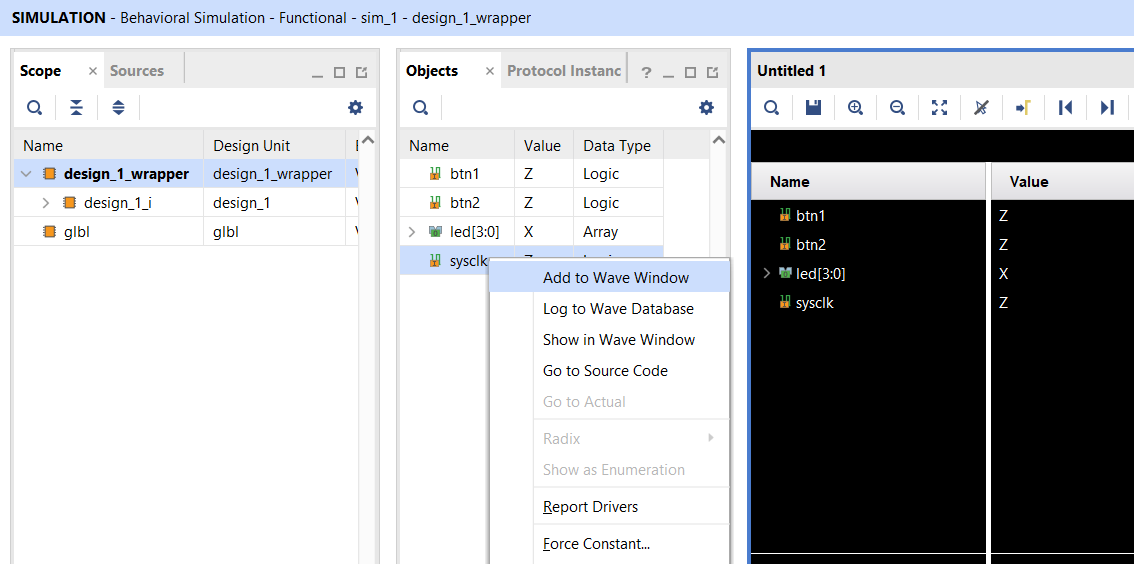 Add Signal to Wave Window